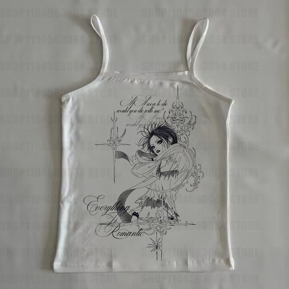 Women'S Fashion From The 90S - 2000'ler Giysileri Y2k Retro punk Üstleri