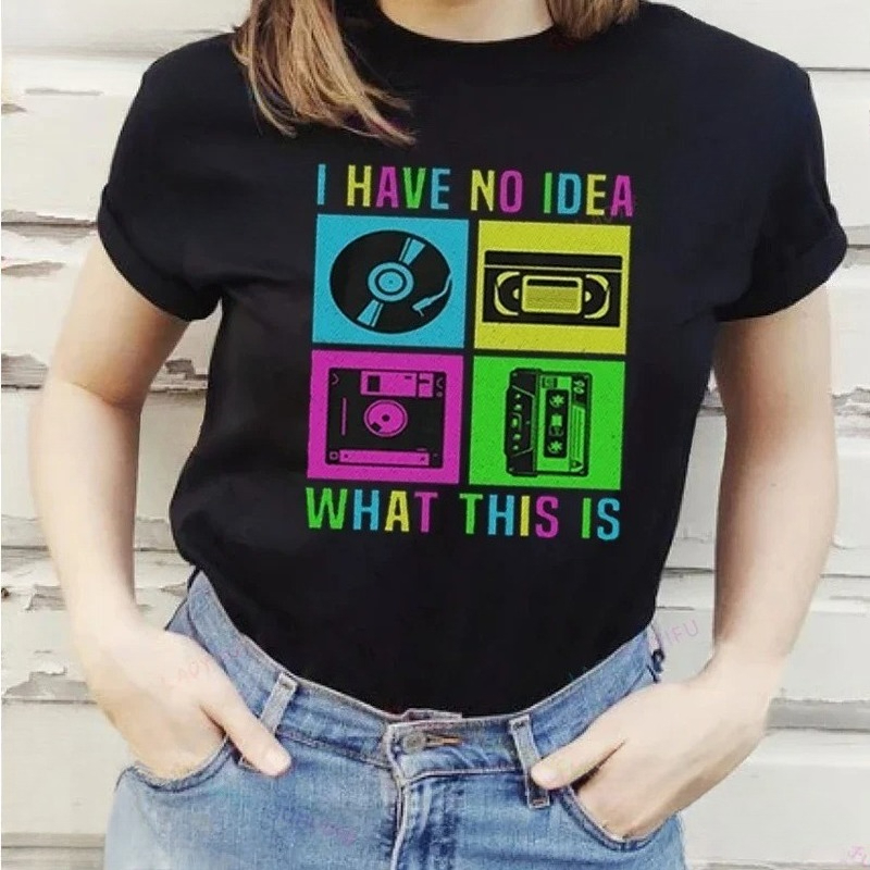 Women'S Fashion From The 90S - 90'lar'a Dönüş 90'ları Seviyorum Tişörtü 80'lerde