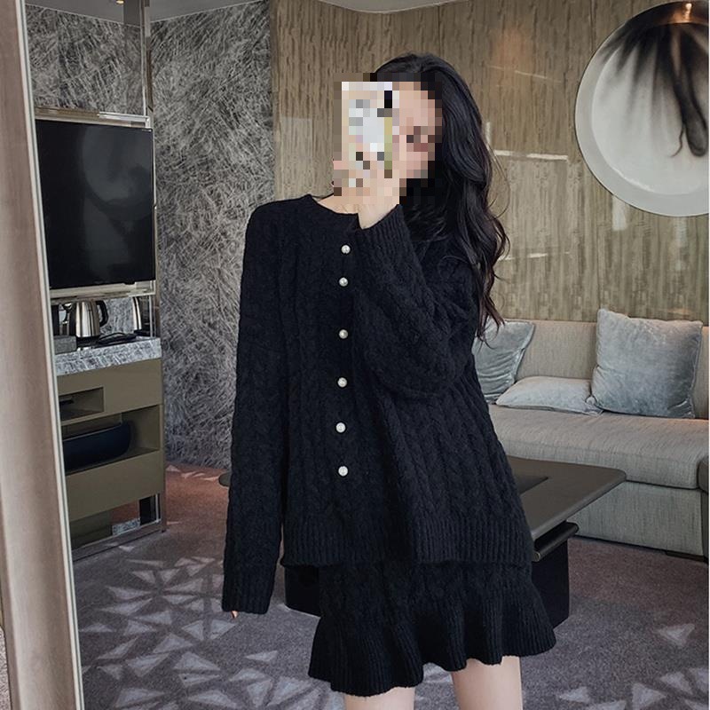 Women Fashion Korean - Premium Kore Kış Stili Set Kalın