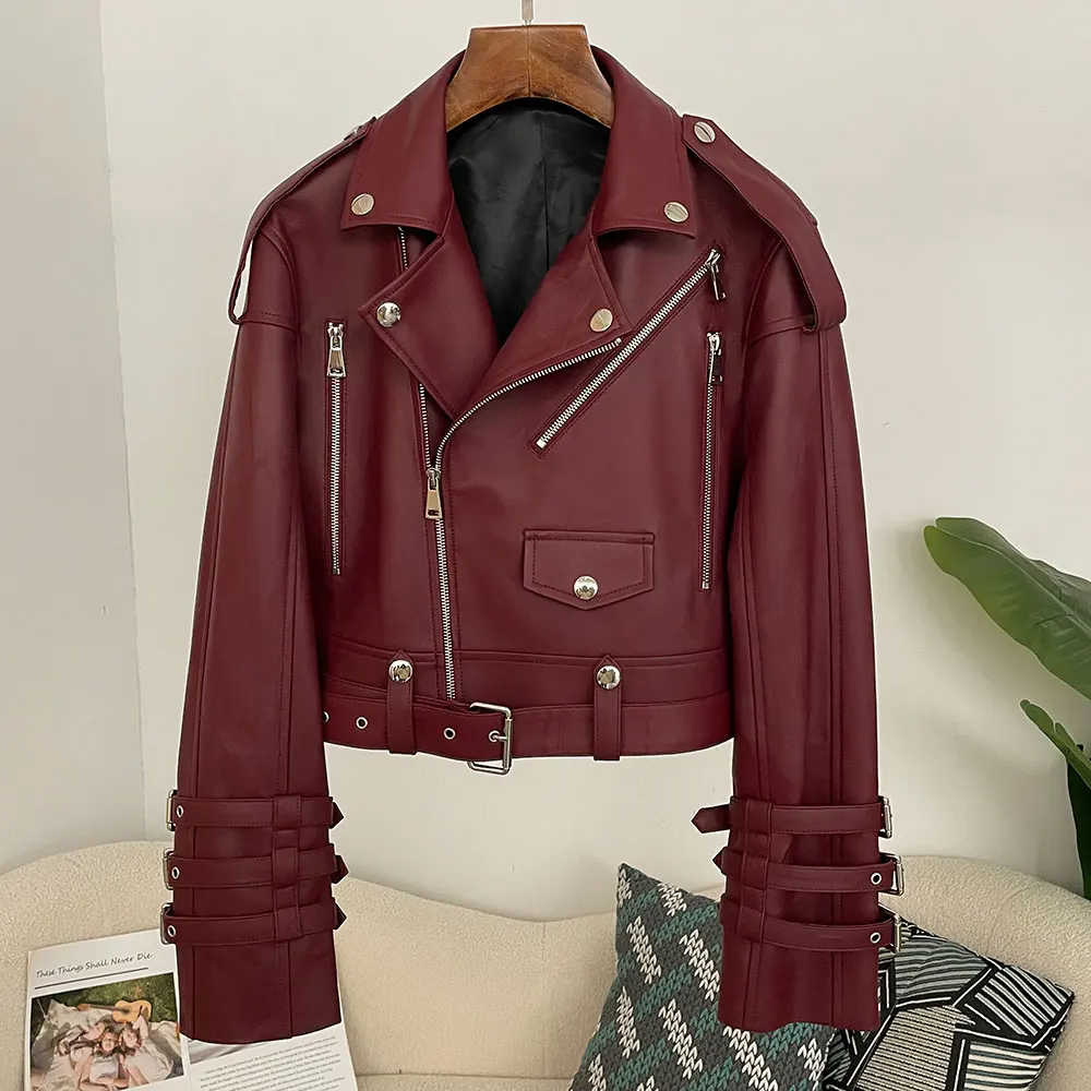 Kadın Hakiki Deri Kullanışlı C - Women'S Fashion Utility Jacket incelemesi ve fiyatı