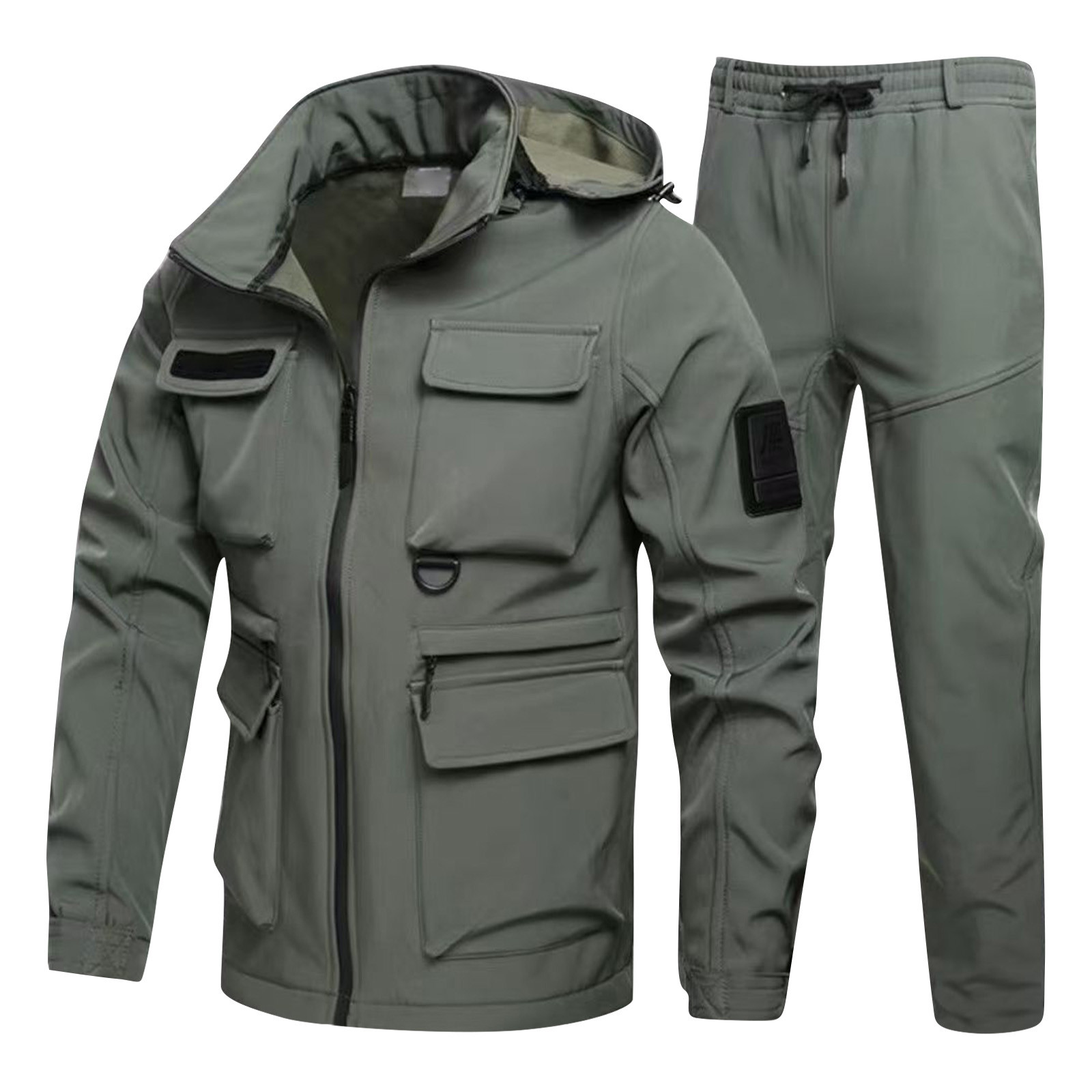 Erkek Kapşonlu Rahat Askeri Aç - Women'S Fashion Utility Jacket incelemesi ve fiyatı