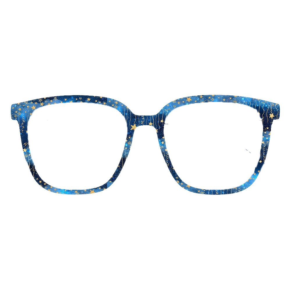 Yıldızlı Gökyüzü Yıldız Baskı  - Women'S Fashion Eyeglass Frames incelemesi ve fiyatı