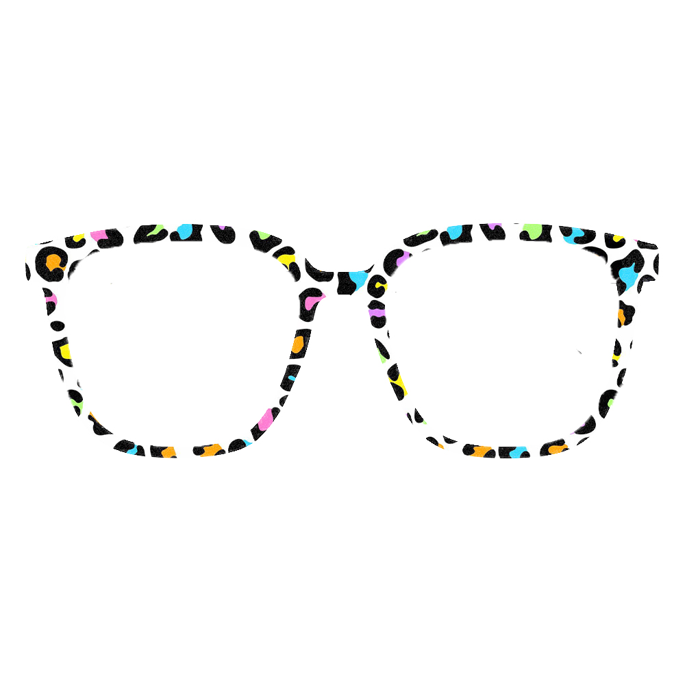 Trendy Gökkuşağı Leopar Baskı  - Women'S Fashion Eyeglass Frames incelemesi ve fiyatı