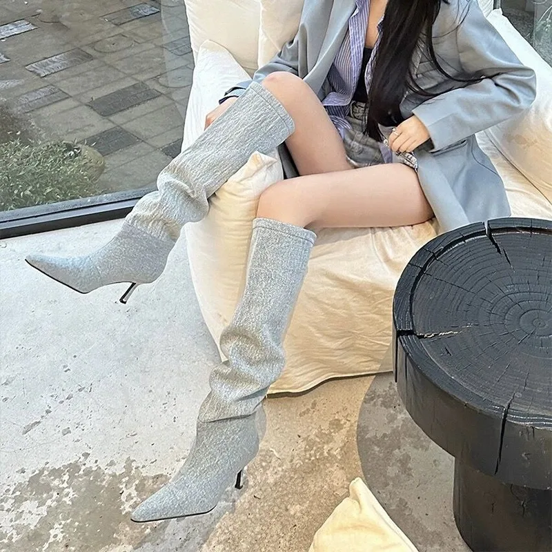 Yüksek Topuklu Diz Üstü Katlan - Women Fashion Jeans incelemesi ve fiyatı