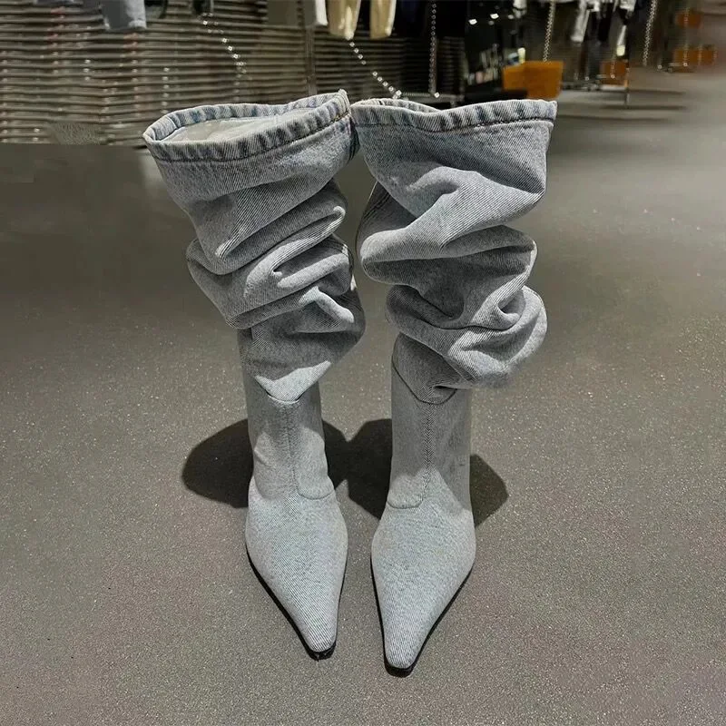 Yüksek Topuklu Diz Üstü Katlan - Women Fashion Jeans incelemesi ve fiyatı