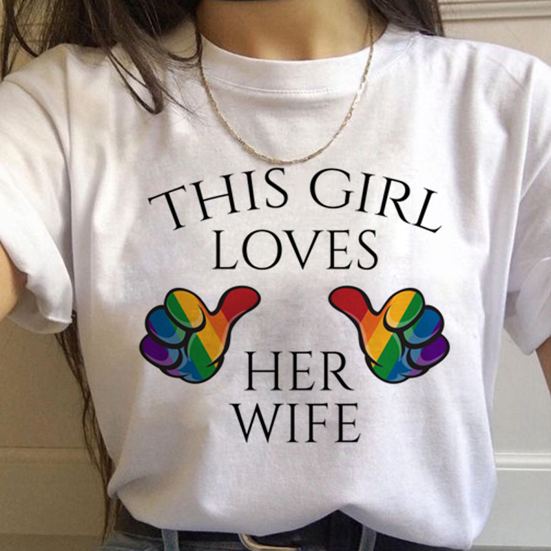 Lgbt Gökkuşağı Harajuku T Shir - Women'S Fashion From The 90S incelemesi ve fiyatı
