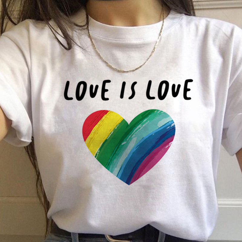 Lgbt Gökkuşağı Harajuku T Shir - Women'S Fashion From The 90S incelemesi ve fiyatı
