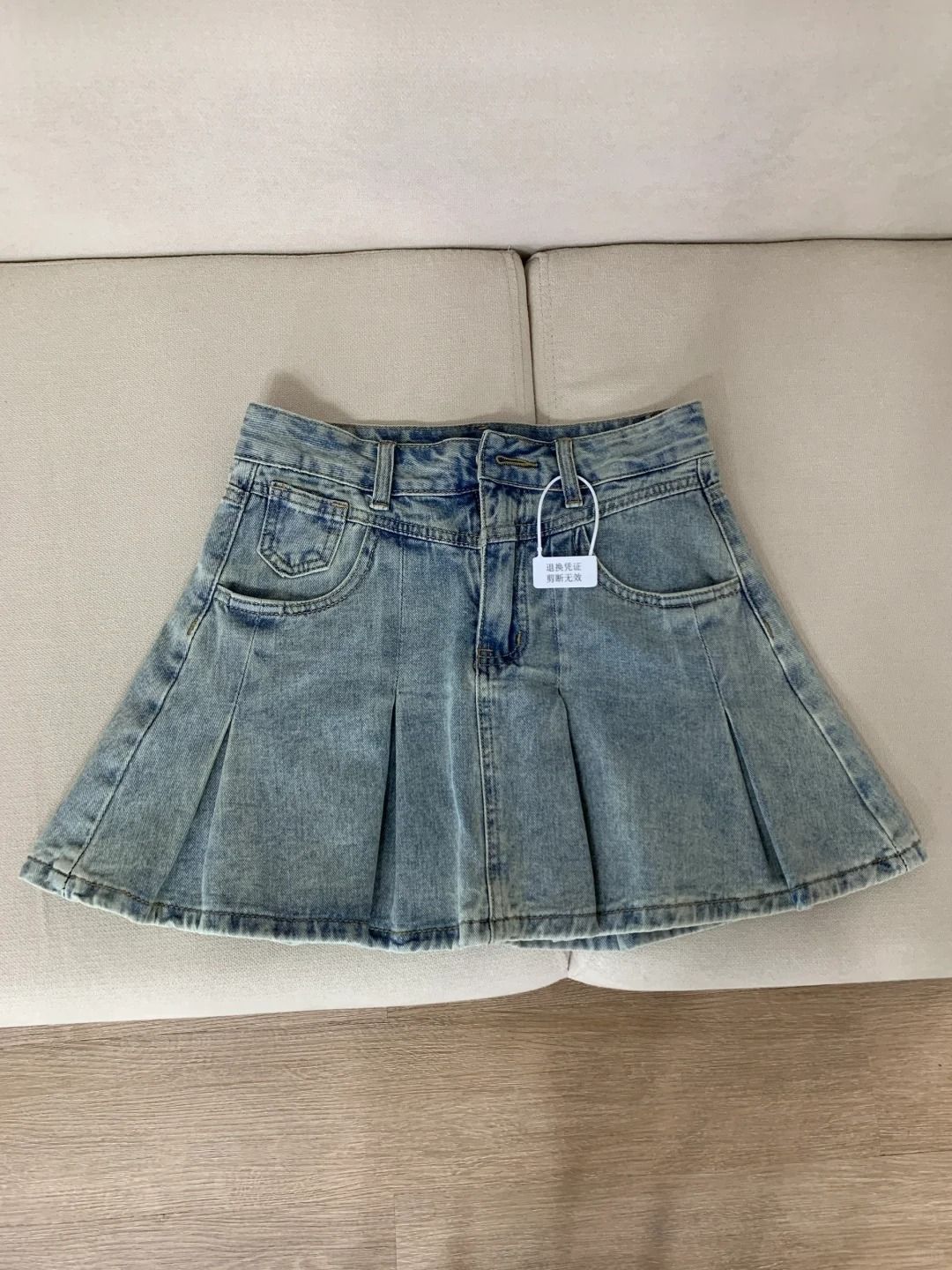 Kadınlar Yüksek Bel Denim Pile - Women Fashion Jeans incelemesi ve fiyatı