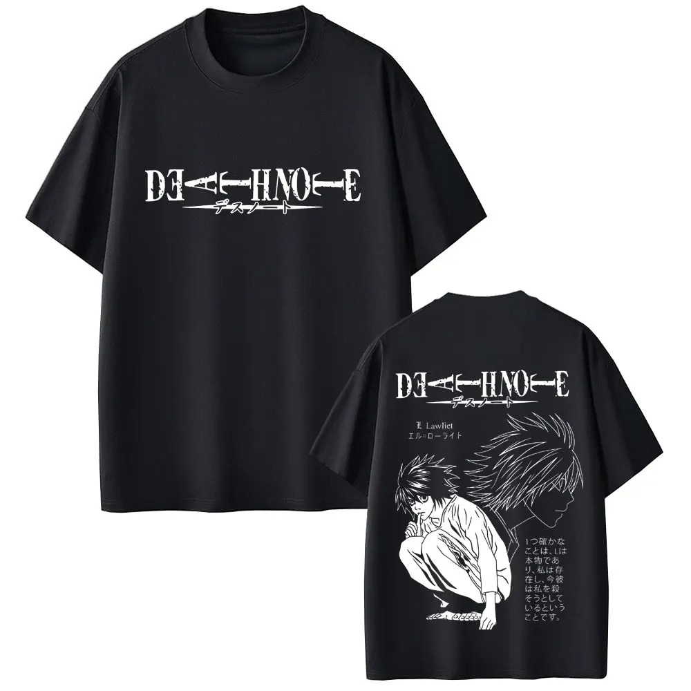 2026 Anime Death Note T-shirt  - Women'S Fashion From The 90S incelemesi ve fiyatı