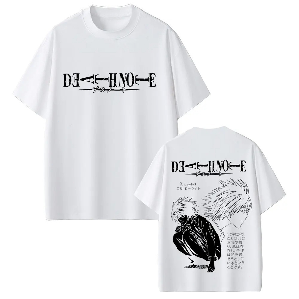 2026 Anime Death Note T-shirt  - Women'S Fashion From The 90S incelemesi ve fiyatı
