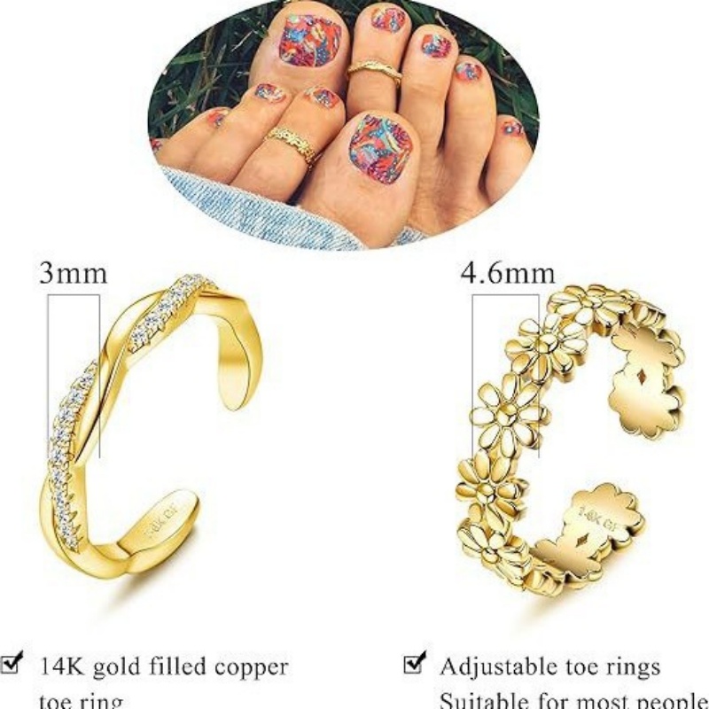 14 Ayar Altın Kaplama Ayarlana - Women'S Fashion Rings Gold incelemesi ve fiyatı