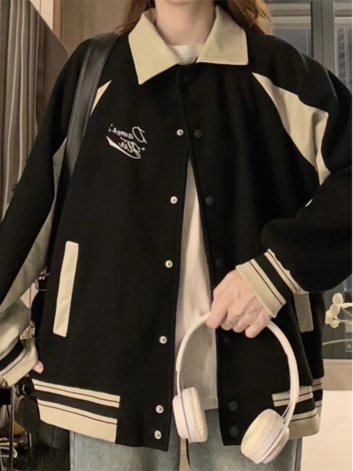 Beyzbol Ceketleri Kızlar Y Har - Women'S Fashion Utility Jacket incelemesi ve fiyatı