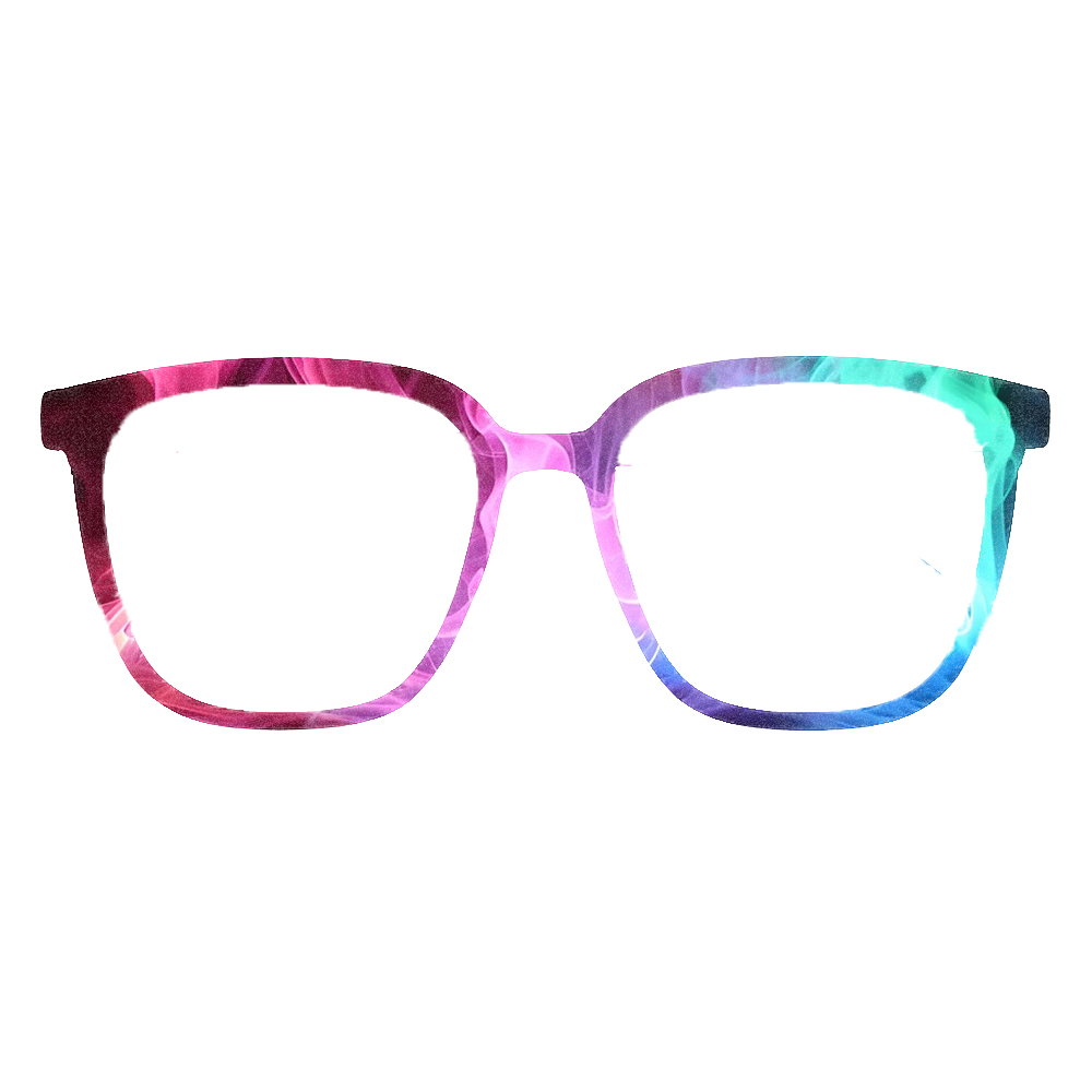 Neon Duman Alev Desenli Kare G - Women'S Fashion Eyeglass Frames incelemesi ve fiyatı