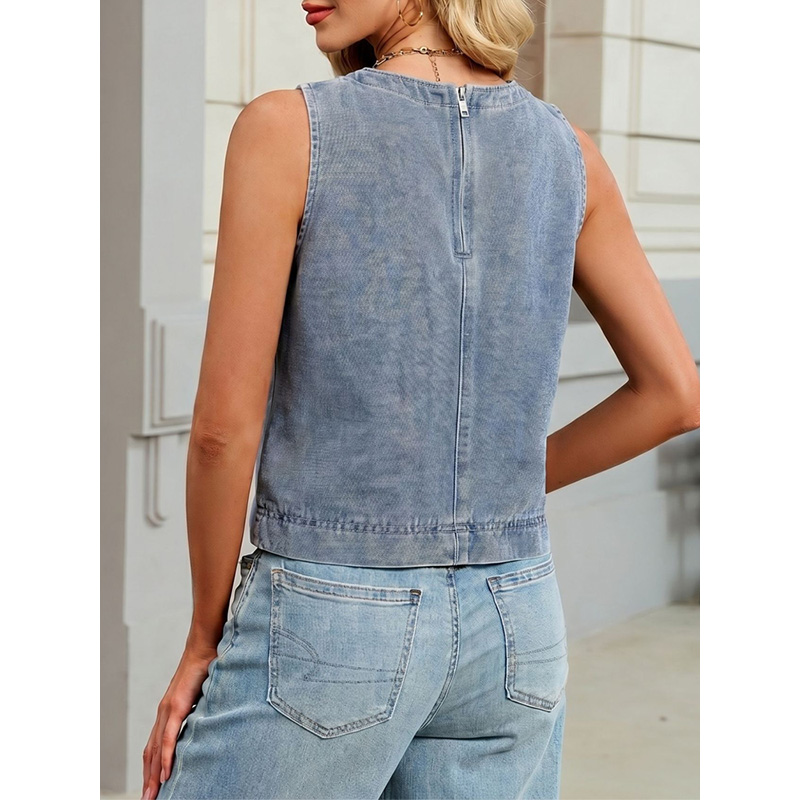 Benuynffy Rahat Yuvarlak Boyun - Women Fashion Jeans incelemesi ve fiyatı
