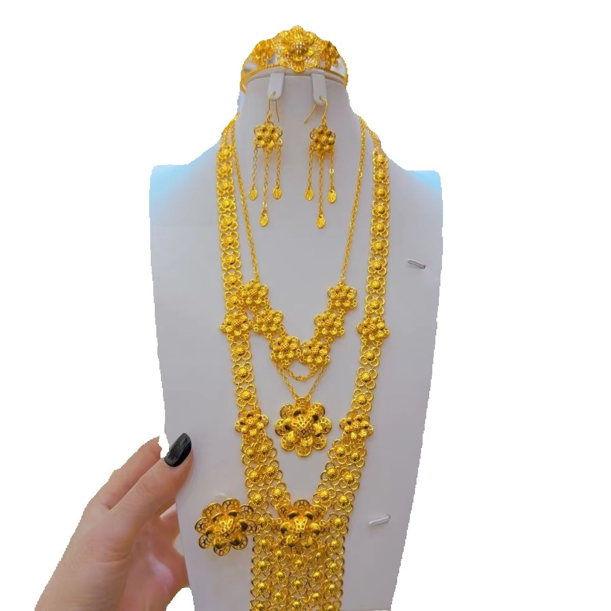 Yeni Fransız lüks 24 ayar altı - Women'S Fashion Rings Gold incelemesi ve fiyatı