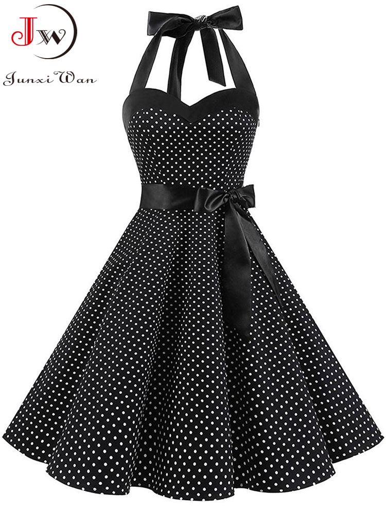 Kadın yaz Polka Dot Vintage el - Women'S Fashion From The 60S incelemesi ve fiyatı