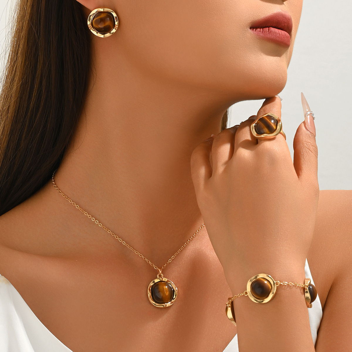 Yeni Moda AB Dubai 24K Altın K - Women'S Fashion Rings Gold incelemesi ve fiyatı
