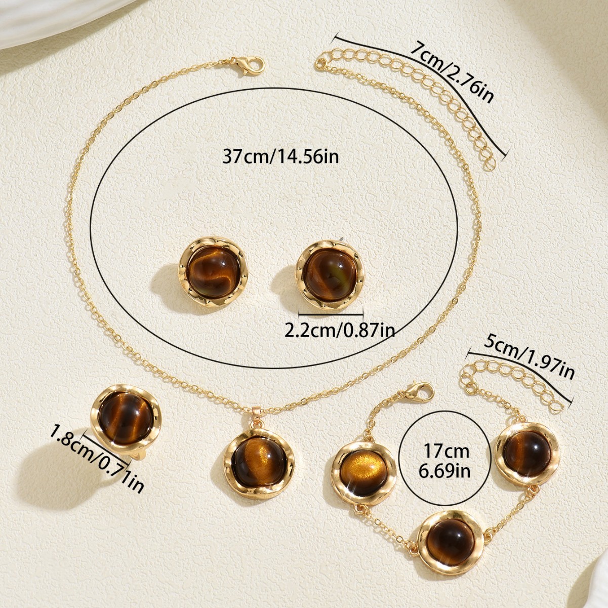 Yeni Moda AB Dubai 24K Altın K - Women'S Fashion Rings Gold incelemesi ve fiyatı