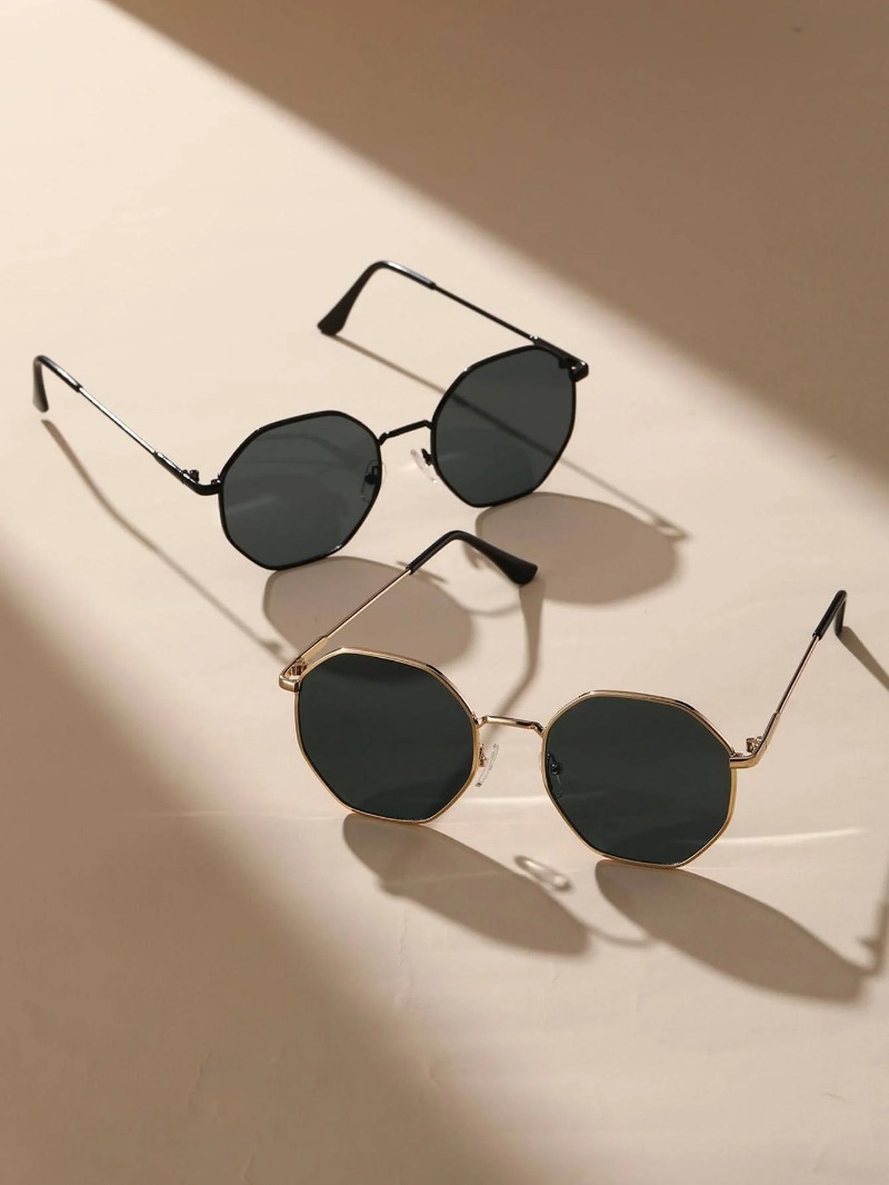 1/3 Adet Metal Geometrik Yuvar - Women'S Fashion Eyeglass Frames incelemesi ve fiyatı