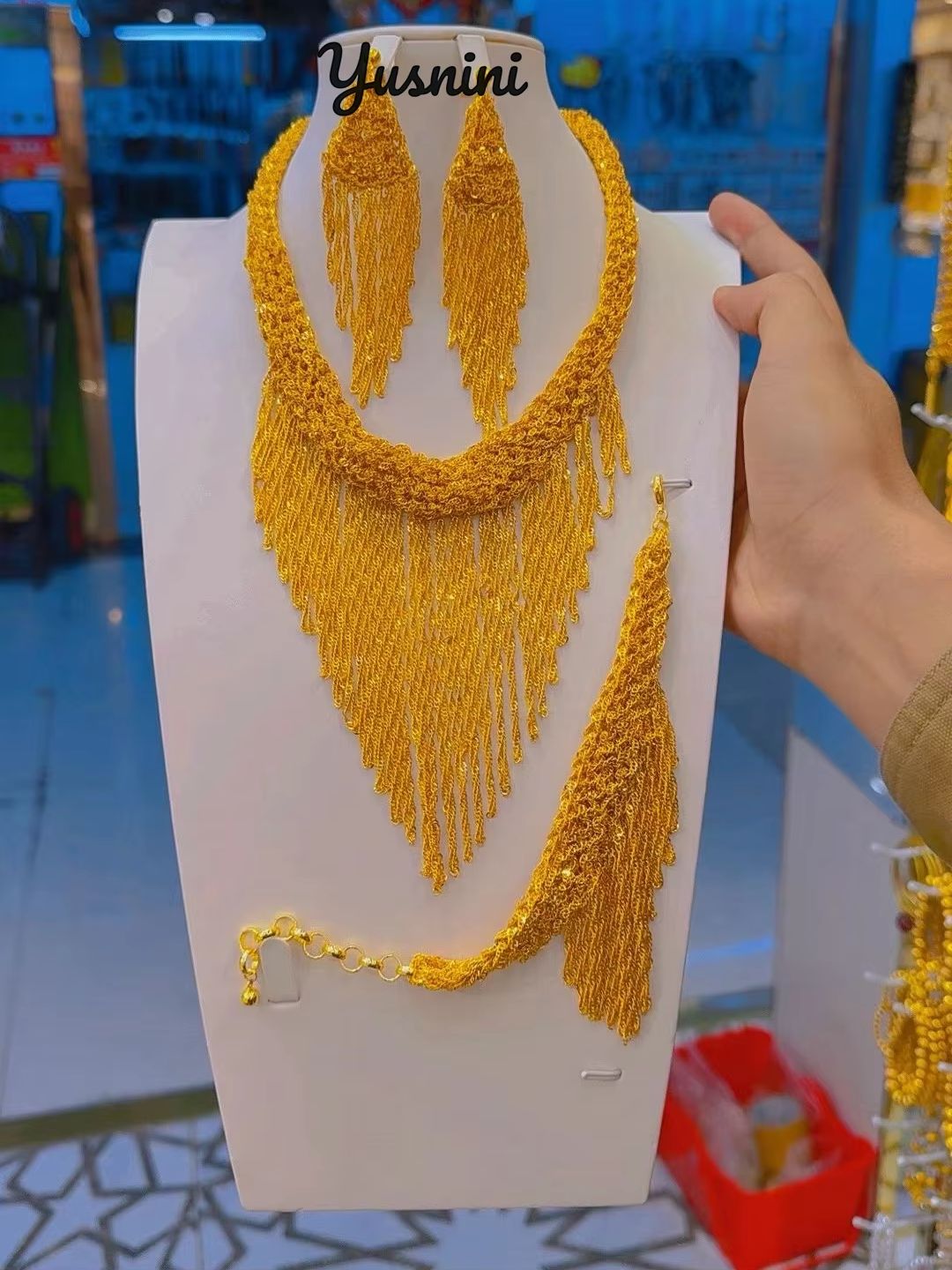 Yeni Dubai 24K Altın Kaplama G - Women'S Fashion Rings Gold incelemesi ve fiyatı