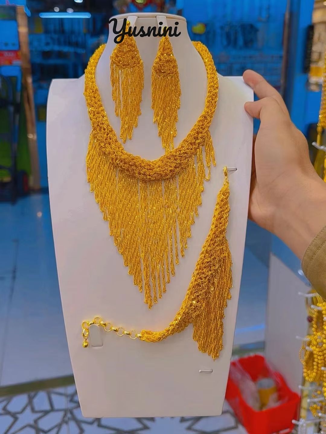Yeni Dubai 24K Altın Kaplama G - Women'S Fashion Rings Gold incelemesi ve fiyatı