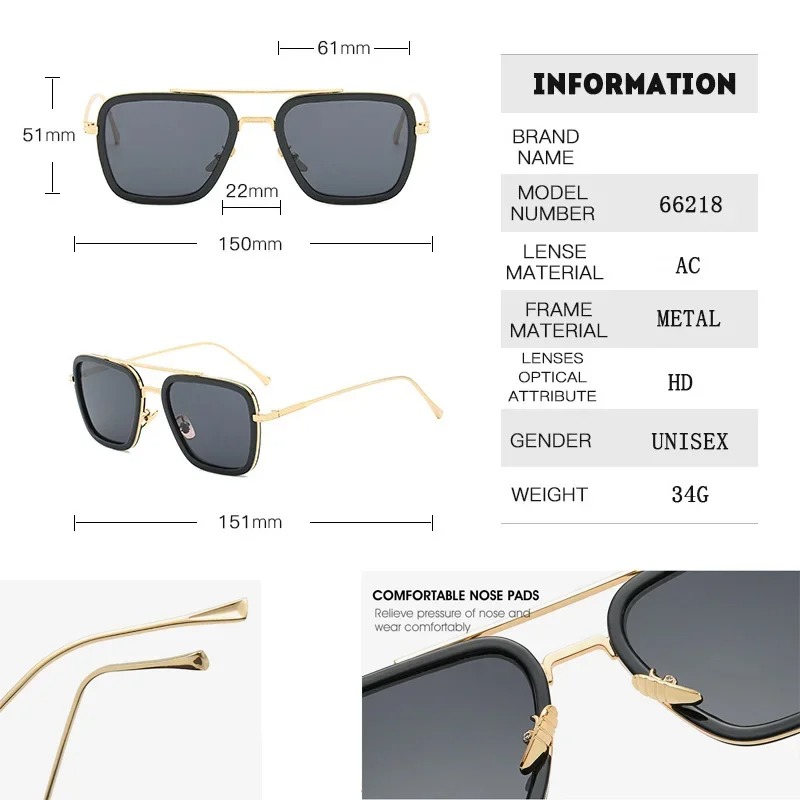 Steam Punk Tony Stark Güneş Gö - Women'S Fashion Eyeglass Frames incelemesi ve fiyatı